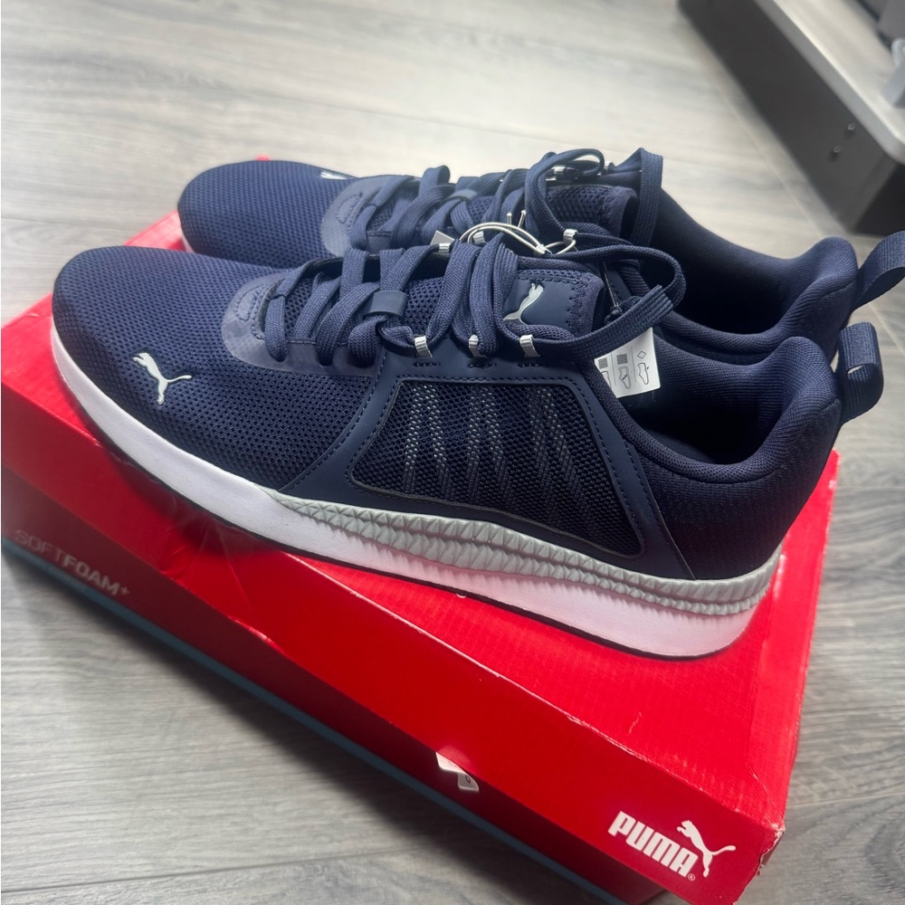 Puma Dark Blue Athletic Shoes